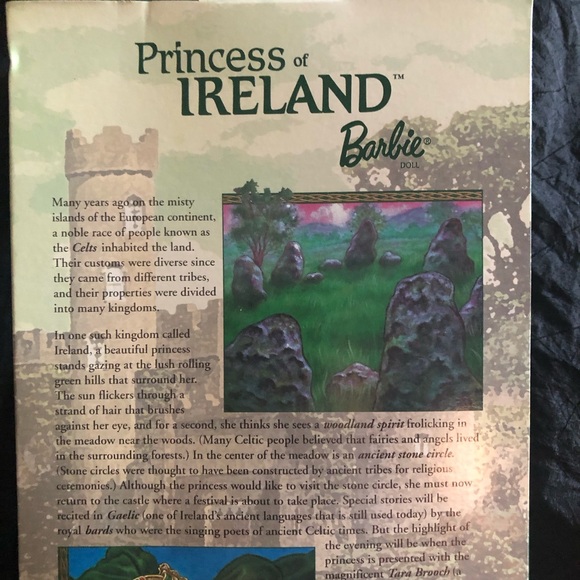 2001 Barbie Collectible Dolls of the World Princess of Ireland nwb - Picture 12 of 14